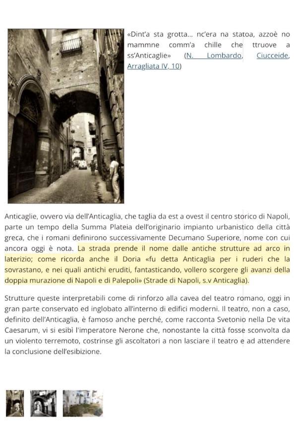 Anticaglia 13 Appartement Napels Buitenkant foto